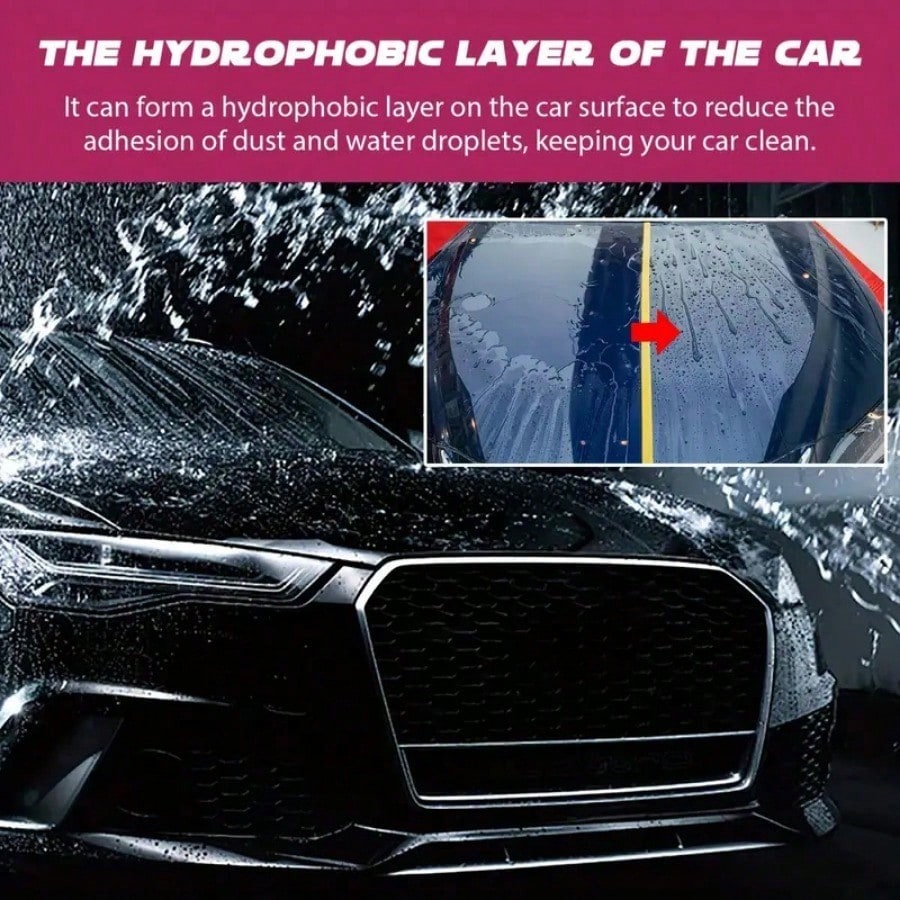 500ml roze schuimwasmiddel voo - Car Wax Ceramic Coating recensie en prijs
