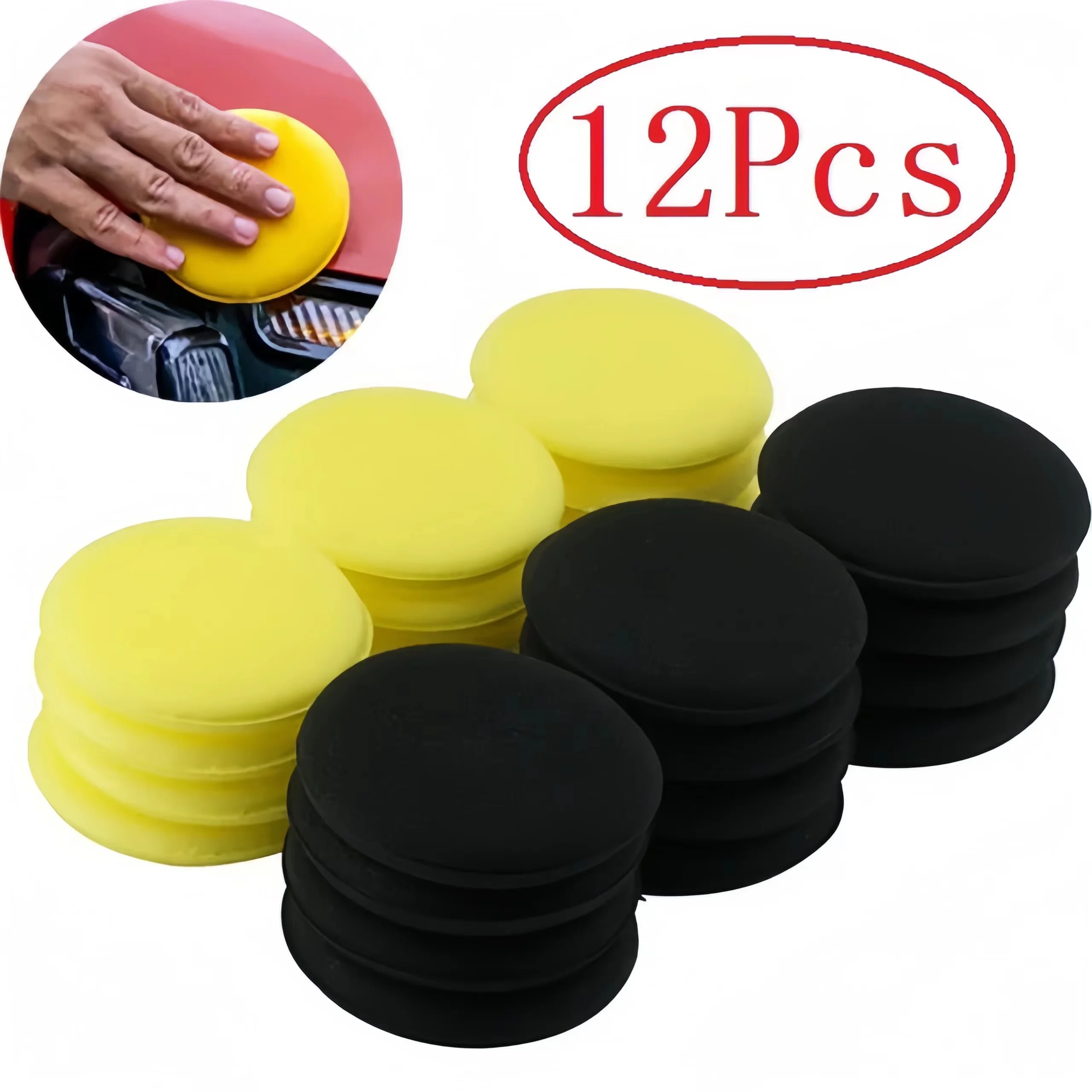 12 stuks ronde autowax-polijst - Wax Applicator Pad recensie en prijs